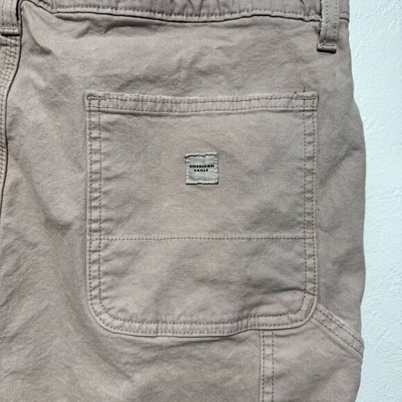 American Eagle Carpenter Pant Light Pink Jeans Painter Mens sz 33x30 Women sz 16 - Picture 14 of 16